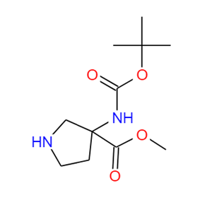 3-((叔丁氧基羰基)氨基)吡咯烷-3-羧酸甲酯