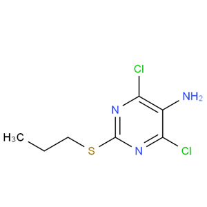 4,6-二氯-2-丙硫基-5-氨基嘧啶 145783-15-9