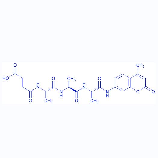 Suc-Ala-Ala-Ala-AMC 73617-90-0.png Suc-Ala-Ala-Ala-AMC 73617-90-0.png