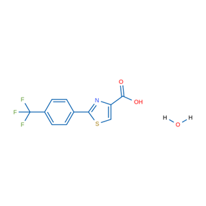2-(4-(Trifluoromethyl)phenyl)thiazole-4-carboxylic acid hydrate