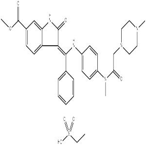 尼达尼布乙磺酸盐（656247-18-6）