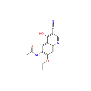 3-氰基-4-羟基-6-乙酰氨基-7-乙氧基喹啉；848133-75-5
