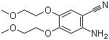 CAS 登录号：950596-58-4, 2-氨基-4,5-双(2-甲氧基乙氧基)苯腈