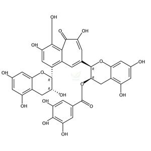 茶黄素-3-没食子酸酯  Theaflavin-3-Gallate