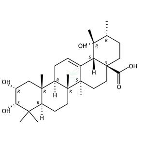 蔷薇酸  euscaphic acid  53155-25-2