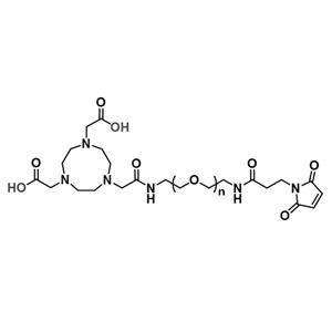 NOTA-PEG-Mal，NOTA-聚乙二醇-马来酰亚胺