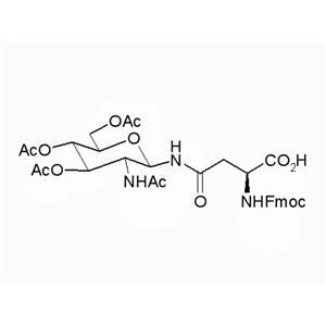 N-(9-芴甲氧羰基)-N'-(2-乙酰氨基-2-脱氧-3,4,6-三-O-乙酰基-BETA-D-吡喃葡萄糖基)-L-天冬酰胺 131287-39-3