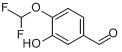 CAS:151103-08-1_4-二氟甲氧基-3-羟基苯甲醛的分子结构