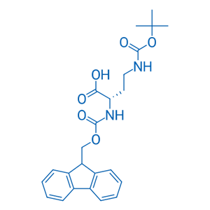 Fmoc-Dab(Boc)-OH，N-芴甲氧羰基-N'-叔丁氧羰基-L-2,4-二氨基丁酸