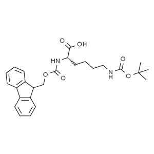 Fmoc-Lys(Boc)-OH，Nα-芴甲氧羰基-Nε-叔丁氧羰基-L-赖氨酸