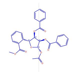 1-乙酰氧基-2,3,5-三苯甲酰氧基-1-beta-D-呋喃核糖6974-32-9