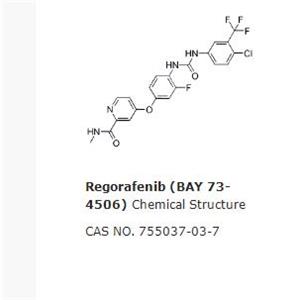 Regorafenib (BAY 73-4506)  VEGFR抑制剂