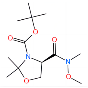 (R)-4-(甲氧基(甲基)酰胺基)-2,2-二甲基恶唑啉-3-叔丁酯
