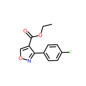 3-(4-Fluorophenyl)-4-isoxazolecarboxylic acid ethyl ester