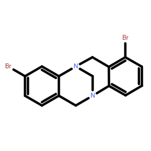 6H,12H-5,11-Methanodibenzo[b,f][1,5]diazocine, 1,9-dibromo-；614290-50-5