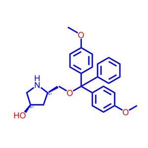 (3R,5S)-5-{[双(4-甲氧基苯基)(苯基)甲氧基]甲基}吡咯烷-3-醇151953-64-9