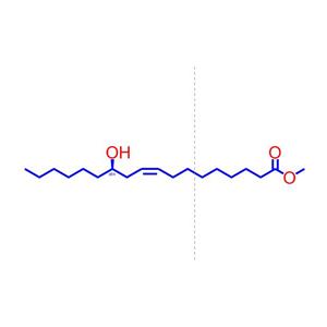 (R,Z)-12-羟基十八烷基-9-烯酸甲酯  蓖麻油酸甲酯141-24-2