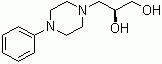 CAS 登录号：99291-25-5, 左羟丙哌嗪, (S)-3-(4-苯基-1-哌嗪基)-1,2-丙二醇