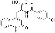 CAS 登录号：90098-04-7 (111911-87-6;139344-42-6), 瑞巴派特, 瑞巴匹特, 瑞巴米特, 2-(4-氯苯甲酰胺基)-3-(1,2-二氢-2-氧代-4-喹啉基)丙酸