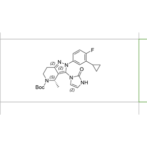 （S）-2-（3-环丙基-4-氟苯基）-4-甲基-3-（2-氧代-2,3-二氢-1H-咪唑-1-基）-2,4,6,7-四氢-5H-吡唑并[4,3-c]吡啶-5-羧酸叔丁酯