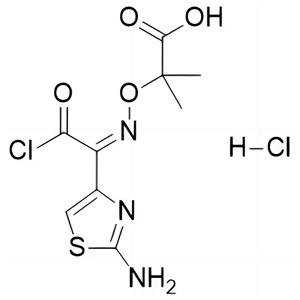 (Z)-(2-羧丙基-2-氧基亚氨基）-2-（2-氨基噻唑-4-基）-乙酰氯盐酸盐