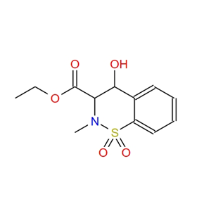 4-羟基-2-甲基-2H-1,2-苯并噻嗪-3-羧酸乙酯1,1-二氧化物 113913-36-3