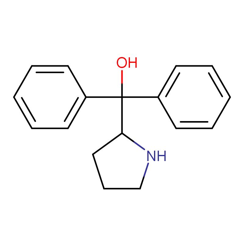 22348-32-9 (R)-(+)-α,α-二苯基脯氨醇 结构式图片