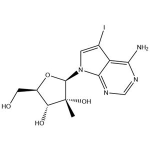 5-Iodo-7-(2-C-methyl-beta-D-ribofuranosyl)-7H-pyrrolo[2,3-d]pyrimidin-4-amine