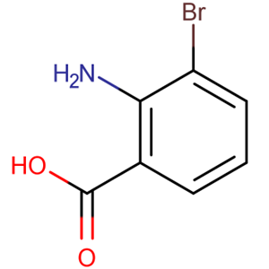 2-氨基-3-溴苯甲酸;20776-51-6;外观：类白色粉末；按需分装！