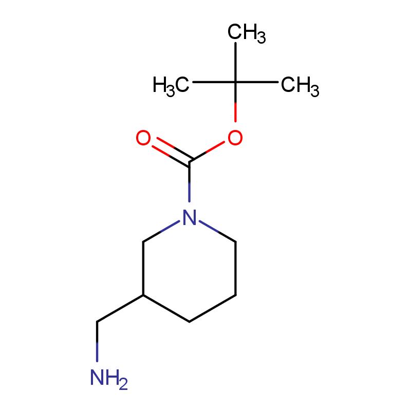 140645-23-4 (R)-1-Boc-3-氨甲基哌啶 结构式图片