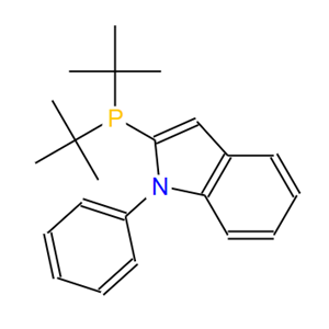740815-37-6；2-二叔丁基膦-1-苯基吲哚；2-(Di-tert-butylphosphino)-1-phenylindole