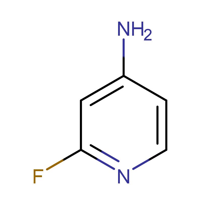 18614-51-2 4-氨基-2-氟吡啶 结构式图片