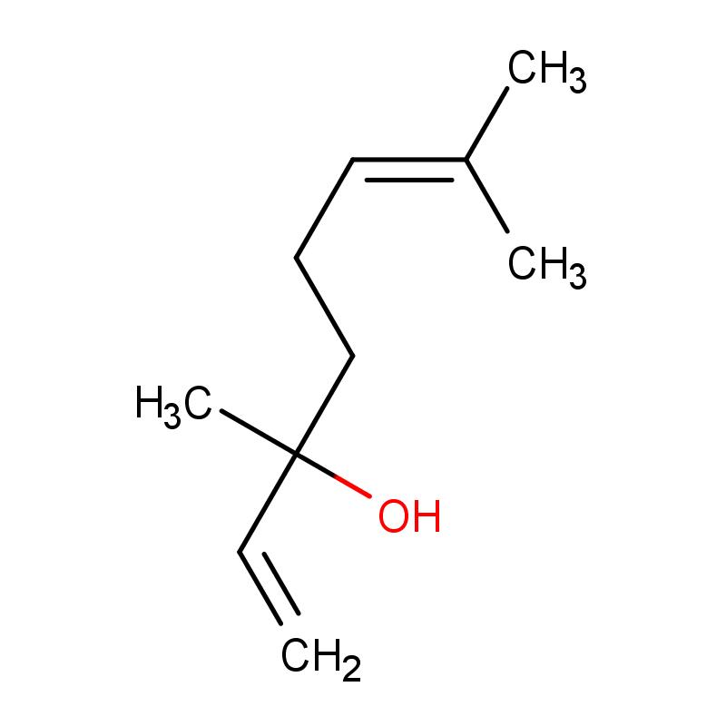 126-91-0 (-)-芳樟醇 结构式图片