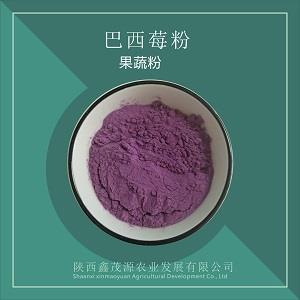 巴西莓粉巴西莓粉 喷雾干燥粉 80-100目粉末 食品级原料 水溶粉