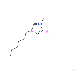 85100-78-3；1-己基-3-甲基溴化咪唑翁；1-HEXYL-3-METHYLIMIDAZOLIUM BROMIDE