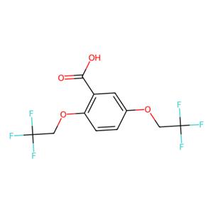 aladdin 阿拉丁 B120065 2,5-双(2,2,2-三氟乙氧基)苯甲酸 35480-52-5 98%