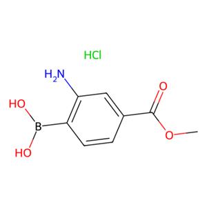 aladdin 阿拉丁 A184145 2-氨基-4-甲氧基羰基苯基硼酸盐酸盐（含有数量不等的酸酐） 380430-55-7 95%