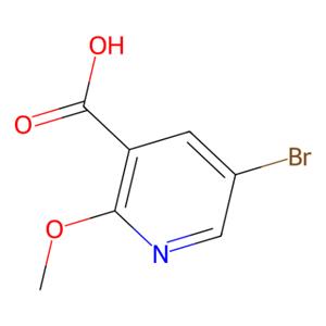 aladdin 阿拉丁 B138983 5-溴-2-甲氧基吡啶-3-羧酸 54916-66-4 ≥97%
