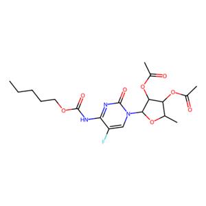 aladdin 阿拉丁 D339756 5'-脱氧-5-氟-N-[(戊氧基)羰基]胞苷 2',3'-二乙酸酯 162204-20-8 98%