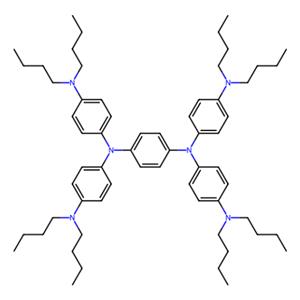 aladdin 阿拉丁 N405104 N,N,N',N'-四[4-(二丁基氨基)苯基]-1,4-苯二胺 4182-80-3 98%