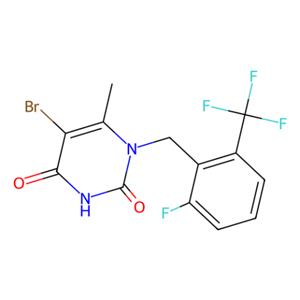 aladdin 阿拉丁 B177539 5-溴-1-{[[2-氟-6-(三氟甲基)苯基]甲基} -6-甲基-1,2,3,4-四氢嘧啶-2,4-二酮 830346-48-0 97%
