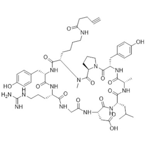 2708163-14-6，c[YRGDLAYp(NMe)K(pentynoic amide)]
