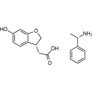 (S)-1-苯基乙胺(R)-2-(6-羟基-2,3-二氢苯并呋喃-3-基)乙酸乙酯