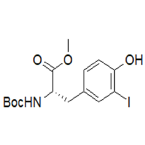 (S)-methyl 2-(tert-butoxycarbonylamino)-3-(4-hydroxy-3-iodophenyl)propanoate