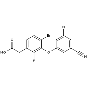[4-溴-3-(3-氯-5-氰基苯氧基)-2-氟苯基]乙酸