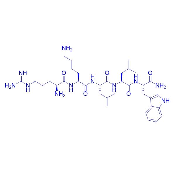 H-Arg-Lys-Leu-Leu-Trp-NH2 289480-71-3.png