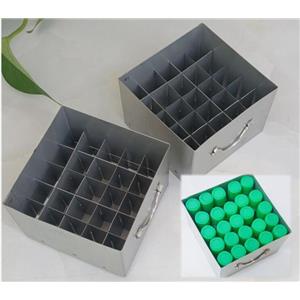 液氮罐提篮 液氮罐冻存架 冰箱抽屉吊架冻存管架25格 81格