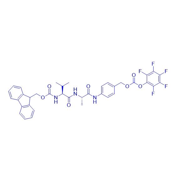 Fmoc-Val-Ala-PAB-PFP 2348406-01-7.png