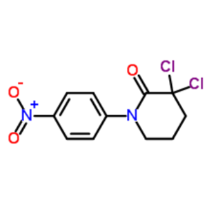 3,3-二氯-1-(4-硝基苯基)-2-哌啶酮；881386-01-2