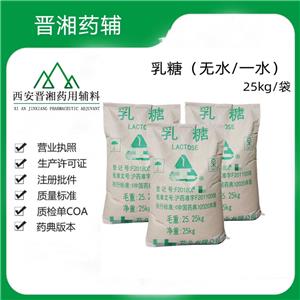 乳糖 药用辅料 符合25版中国药典CDE备案登记A状态全国含税运发出
